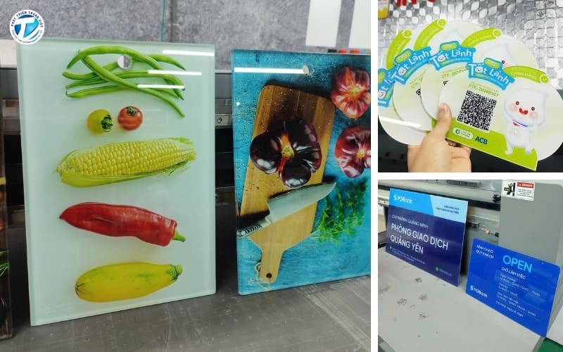 In UV trên mica sắc nét và mịn